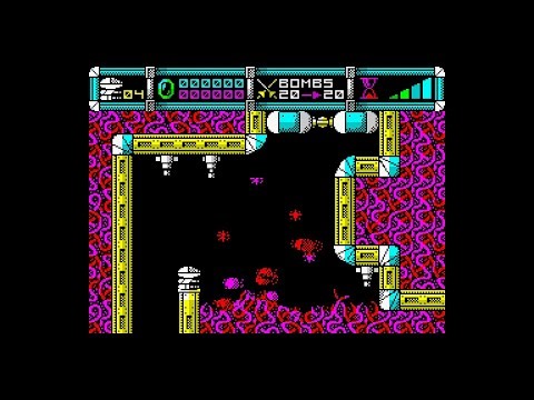Cybernoid #4K #HQ intro + music theme + gameplay high quality ZX #Spectrum remastered (1988)