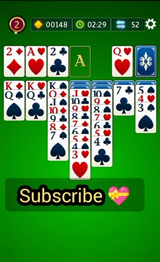 solitaire classic gameplay #solitaireclassic #solitaire #solitairegame