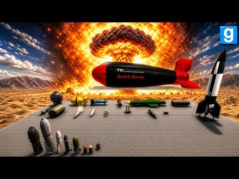 Ultimate Nuke Test on Big Desert Map | GMod