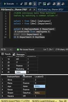 SQL JOINs Explained | INNER • LEFT • RIGHT • FULL #sqlserver #learnsql #coding