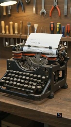 Restoring a 120-Year-Old Rusted Typewriter ⌨️✨ # #diy #viral #shorts #art #trending