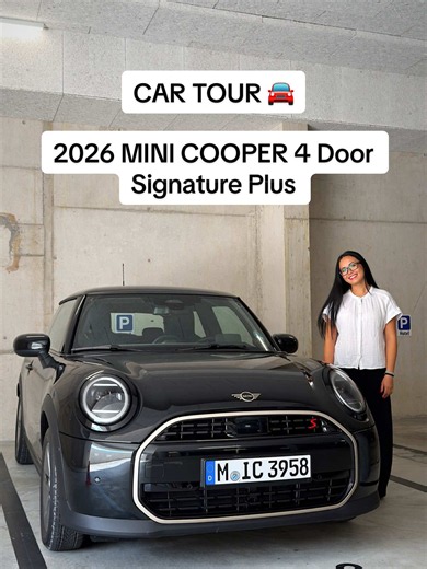 i got my dream rental car in switzerland 🚘🇨🇭(2026 MINI COOPER C 4-Door Signature Plus) #cartour #minicooper #switzerland #vlog