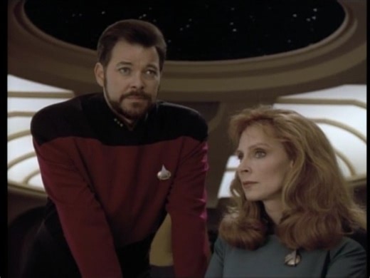 Starfleet Records. Jean Luc Picard, Captain of the USS Enterprise NCC-1701-D. The USS Essex?. Stardate: 45571.2-45572.1 (2368) #captainpicard At that moment, La Forge and Ro attempt to fire the plasma charge on the three captors but Data walks out of range at the last second and the shock misses him. The alien beings emerge from the bodies of Troi and O'Brien as they slump to the floor. Dr. Crusher establishes the field that traps the alien entities. An enraged Data, still possessed, grabs Picar