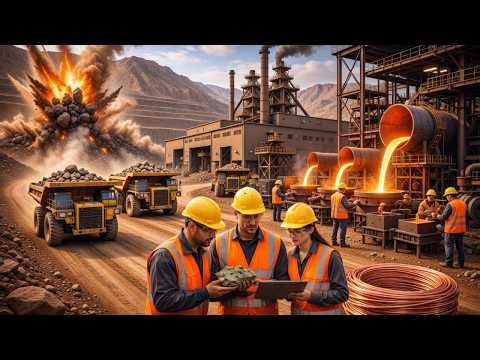 How Copper Is Extracted From The Earth | Copper Mining & Manufacturing Process
