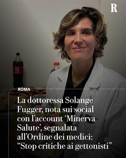 La dottoressa Solange Fugger segnalata all'Ordine dei medici: "Stop critiche ai gettonisti"