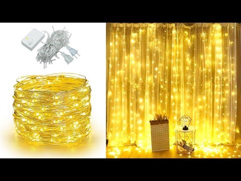 Fairy Lights 220V | Dazzle Bright Golden String Lights for Home & Party Decor