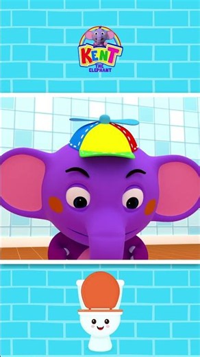🚽 Potty Time! Say Bye Bye Poo Poo 💩 #shorts #kidssong