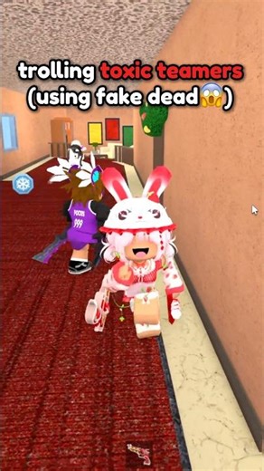 TROLLING TOXIC TEAMERS IN MM2 😡 (Murder Mystery 2)