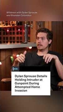 Dylan Sprouse recounts what happened the night a man attempted to break into his home.