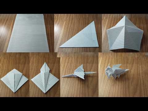 I Made a 3D Dragon Out of Ordinary Notebook Paper