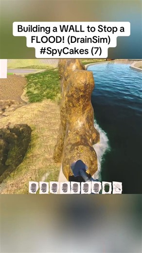 Building a WALL to Stop a FLOOD in DrainSim! (SpyCakes 7)
