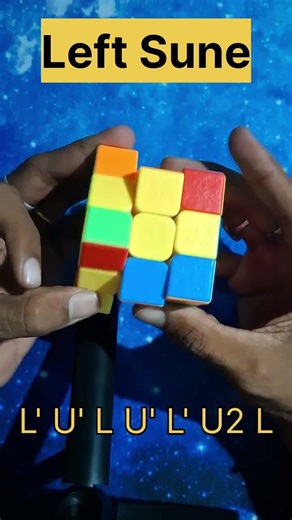 Left Sune Algorithm | Finger Tricks | #fingertricks #rubikscube