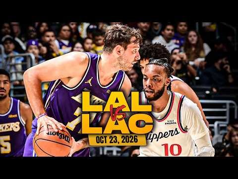 Los Angeles Lakers vs Los Angeles Clippers Full Game Highlights | Oct 23, 2026 | FreeDawkins