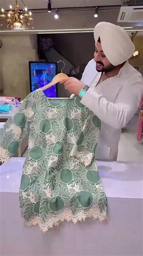 Pastel green Ballon Pants Crochet Lace Party Wear Indo Western Suit Product Code -IN0687 Follow