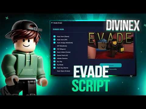 EVADE SCRIPT [RISE X LUMINARY] NO KEY & FREE - Speed, Fly, Fake E-Dash, AutoRespawn ios/android/pc