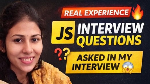Top 50 JavaScript Interview Questions (Basic to Advanced) 🔥 Real Interview Experience | Ranjna Devi