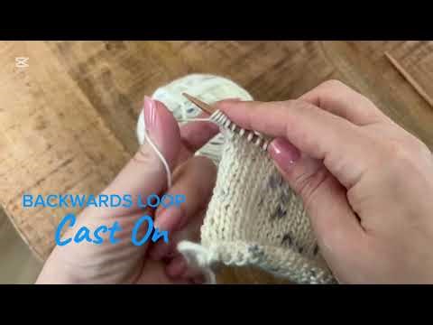 Backwards Loop Cast On Knitting Tutorial | Add Stitches Easy Method