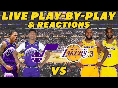 Utah Jazz vs Los Angeles Lakers | Live Play-By-Play & Reactions