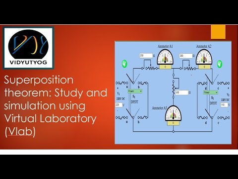 Superposition theorem: Study and simulation using virtual laboratory