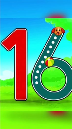 Learn Number 16 | Counting Numbers | Kids Shorts