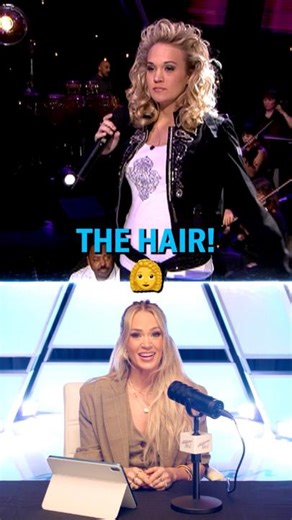 Another moment for the hair, because why not? 👏👏👏 #carrieunderwood #americanidol | American Idol