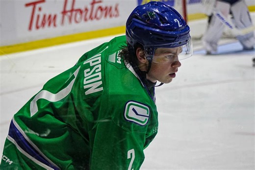 From A Mid-Flight Trade To A Nearly Point-Per-Game, Abbotsford's Jack Thompson Speaks On His Time With The Canucks
