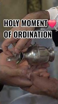 ❤️🕯The Sacred Moment Every Priest Waits For #ordination #priest #Ordenação #ordenacion #blessing #fe