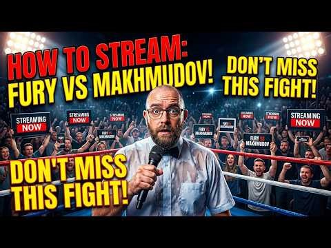 🚨 Watch Tyson Fury vs Makhmudov FREE 🔴 LIVE NOW