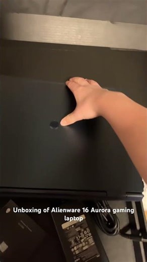 Unboxing of Alienware 16 Aurora gaming laptop