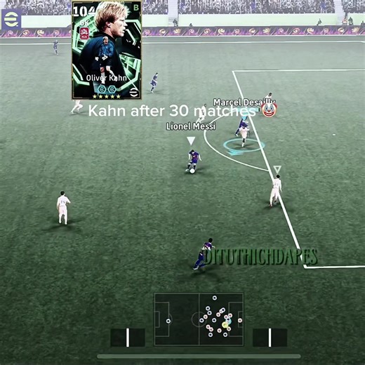 Kahn after 30 matches 🙏 #football #efootball #pes #efootballmobile #fyp
