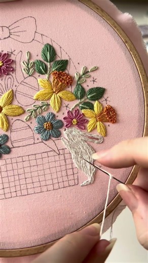 Stitch an Easter bunny with me!