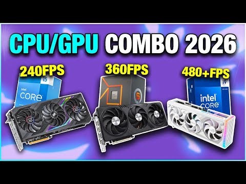 Best CPU & GPU Combos for Gaming PC Builds in 2026 😃 ALL BUDGETS INCLUDED!