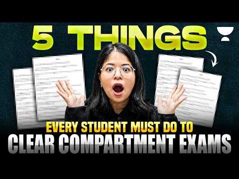 Second Board Exam Class 10 l 5 Things You Must Do Before Compartment Exam || Oshin Ma'am