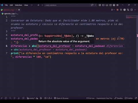Solución al Ejercicio 3. Lógica de Programación y Ciclos en Python.