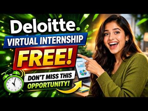 🎯 Deloitte Virtual Internship Explained 🚀 | FREE + Certificate 🏆