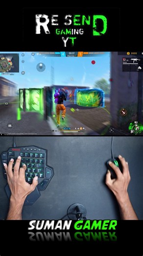 Mastering Free Fire: Keyboard and Mouse Gameplay with Handcam