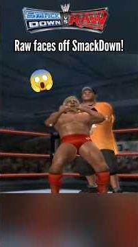 Intense confrontation between superstars 😱 #wwe #gaming