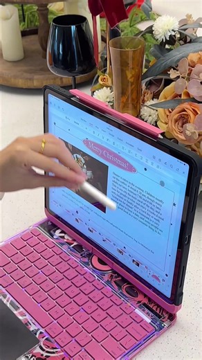 Transparent iPad keyboard, Upgrade your iPad experience#iPad keyboard #iPad case #Rotating keyboard #New iPad keyboard #Happy New Year!