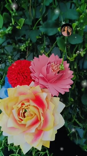 DIY Aesthetic Lotus | DIY Rose | Flower making with Paper #craft #diy #diycrafts#shorts