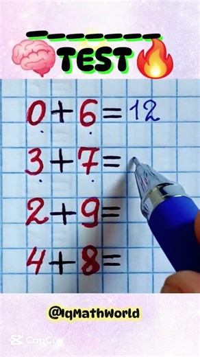 🧠TEST😱 MATH HACKS 🔔 #math #logic #mathstricks #mathpuzzle #iqtest