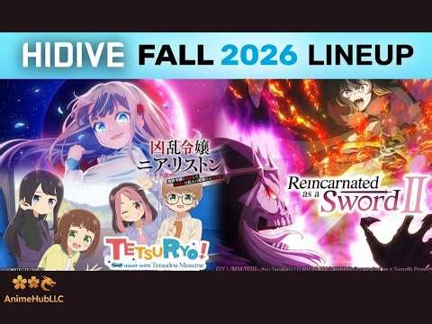 HIDIVE’s Fall 2026 Anime Lineup Is WAY More Interesting Than I Expected 🔥