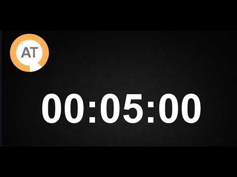 5 Minute Timer - Quick Countdown for Breaks, Stretching & Reset