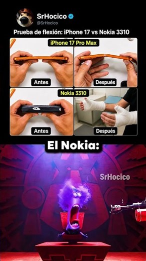 Nokia 3310 Vs iPhone: ¿Quién Gana? 👀