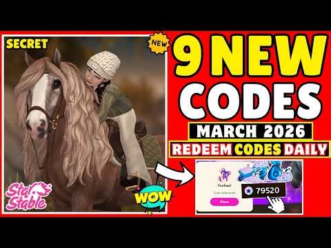 NEW 7 💥 SSO REDEEM CODES - NEW STAR STABLE CODES MARCH 2026 - REDEEM CODE STAR STABLE ONLINE