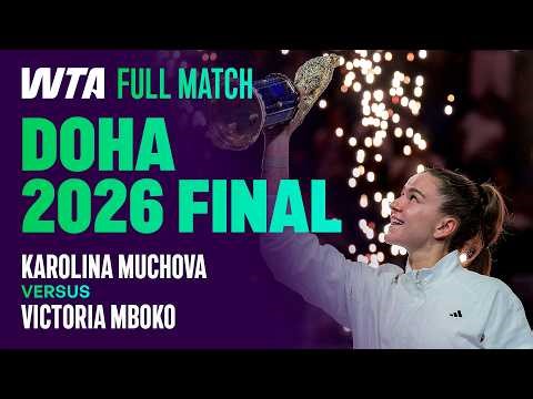The INCREDIBLE Karolina Muchova vs. Victoria Mboko 2026 Doha Final 🏆 | WTA Full Match