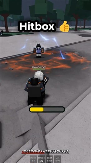 Hitbox 👍 #roblox #thestrongestbattlegrounds