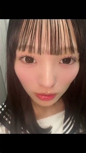 NMB48 新澤菜央 目からラブリー꒰ᐡ⸝ɞ̴̶̷ ·̮ ɞ̴̶̷⸝ᐡ꒱ #nmb48 #カラコン
