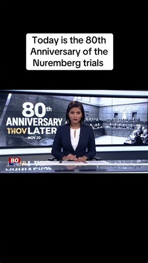 Today is the 80th Anniversary of the Nuremberg trials . germany
