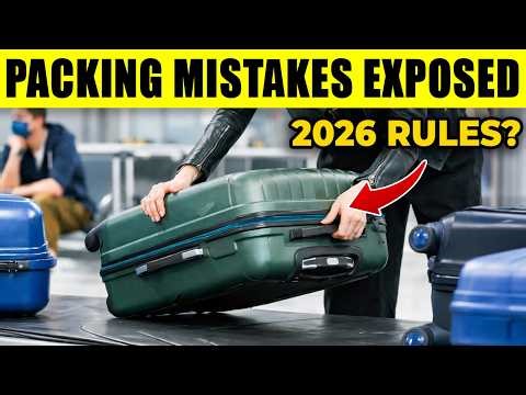 1 Hour Of Packing Mistakes, Luggage Hacks & Carry-On Rules For 2026