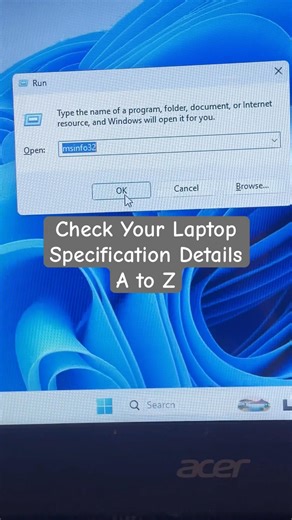 How To Find Your Computer or Laptop Model & Specification On Windows #shorts #computer #laptop